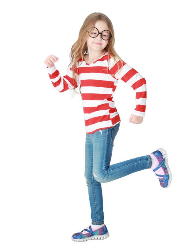 F68172 Red Stripe children costume set